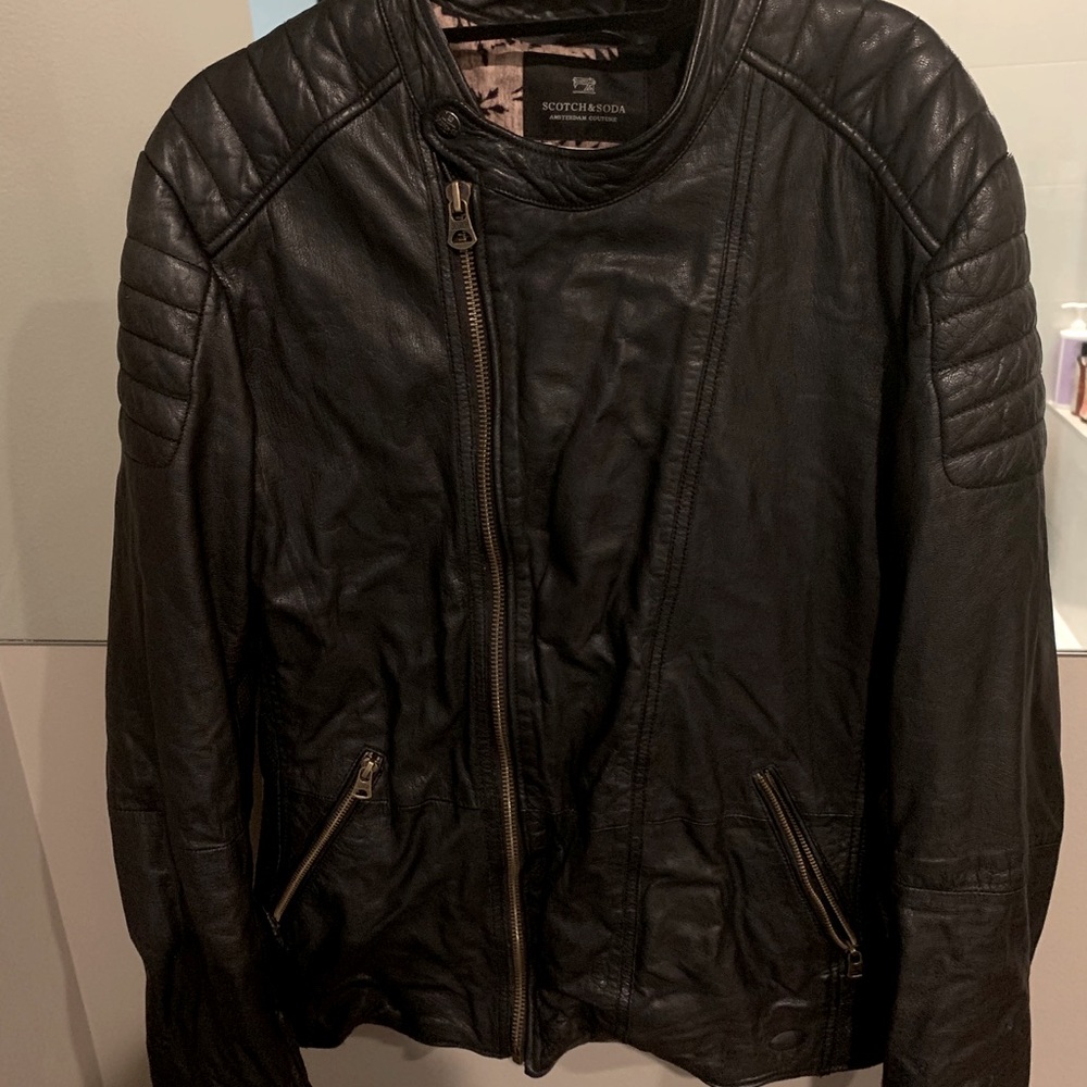 Scotch & Soda leather jacket